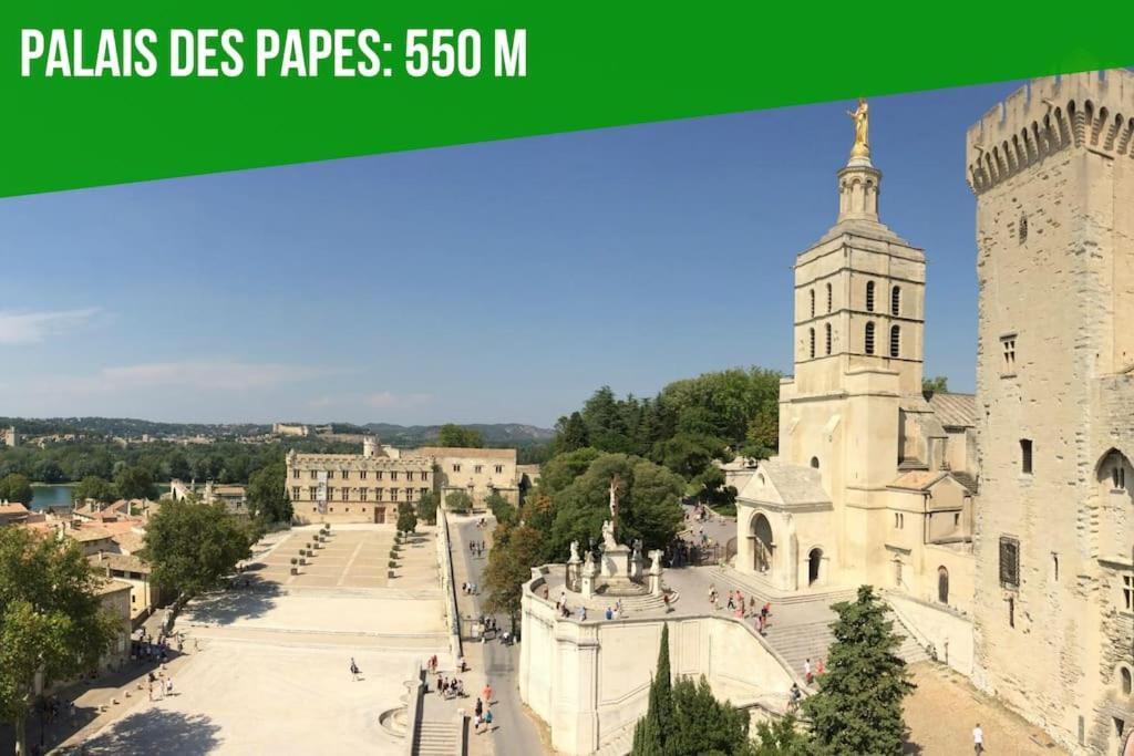 La Bulle - Parking Gratuit En Souterrain - 2 Mins Du Palais Des Papes - Clim Ac - Wifi Apartment Avignon Ngoại thất bức ảnh